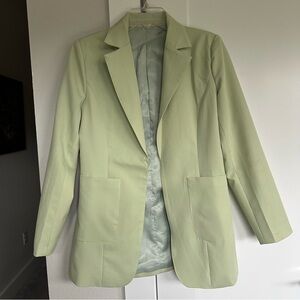 Open front light blazer
